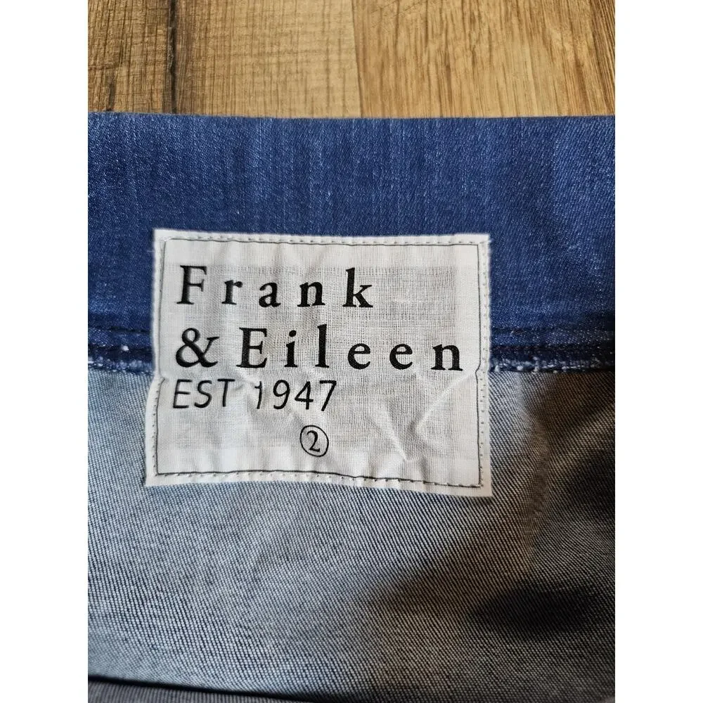 Frank & Eileen Donegal Unforgettable Jean Skirt Women’s Size 2 Stretch - Picture 5 of 11